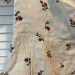 Reformation  Cream Floral Backless Dress Photo 2