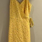 Hollister  yellow wrap dress Photo 0
