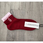 Free People Movement FP Movement Quarter Crew Court Socks NWT Wine Blush Photo 2