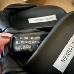 Steve Madden Melony Double Knot Black Slide Sandals Faux Leather Size 6 Photo 3