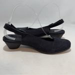 arche slingback low heels black nubuck leather size 39 US 8 closed toe Photo 4