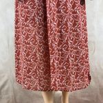 Blu Pepper Rustic Floral Print Chiffon Midi Dress SMALL Photo 3