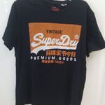 Super Dry Vintage Black T Shirt  Photo 0