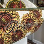 Brighton TOM CLANCY SPRING 2020 "LOVE" SUNFLOWER TOTE Photo 7
