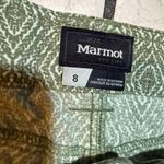 Marmot Ginny Short Size 8 Green white Diamond Pattern Shorts Sz 8 Photo 2