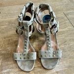 Laurence Dacade Paris Women’s Studded Suede Sandals Tan Size 9.5 EUC Feminine Photo 1