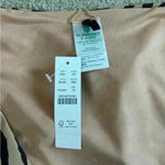 J.Crew New with tags High-waisted bikini bottom in brown zebra stripe Photo 3