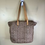 Vera Bradley NWOT  Front Pocket Straw Tote‎ Bag Pink Strawberry Cherry ZWH CLEAN Photo 5