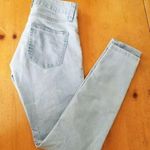 91 Cotton On Mid Rise Jeggings Blue Stripe Jean Like Pants USA Size (2) 25 x 27 Photo 0
