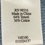 Coldwater Creek Blue Asymmetrical Seam detail tencel Maxi Skirt NEW Size SMALL Photo 6