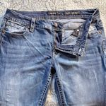 Miss Me  Easy Skinny Jeans Medium Wash Embellished Easy Access Pocket Sz 31💛 Photo 3