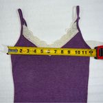 Old Navy Womens Y2K Fairy Lace Trim Tank Top Size S Purple Y2K Stretch Preppy Photo 4