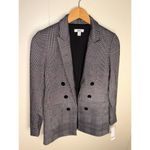 Bar III Bar lll NWT XS Womens Suit Separates black white & Red Plaid​​​​ Photo 3