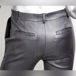 Gerard Darel  gunmetal lamb leather skinny jeans Photo 3