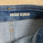 REWASH  Brand Vintage Reunion Jean Button Front Mini Skirt Light Wash Y2K Size 25 Photo 2