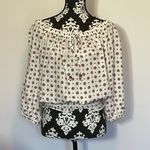 Free Kisses Off the shoulder boho elastic waist floral peasant top Photo 0