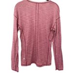 Lululemon  Sweat Embrace Long Sleeve Heathered Merlot Photo 3
