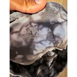 Athleta  Tie Dye Crop Leggings Small Gray Black Pocket High Rise Workout Yoga Gym Photo 3