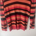 Finity Vintage 90s Size Large Grunge Santana Knit Striped V Neck Top Photo 2