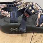 Chacos Chaco Womens Size 9 ZX/3 Classic Sport Sandals Strappy Blue Orange White J105532 Photo 2