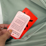 Thread Square Neck Chiffon Maxi Dress With Circle Skirt Size 8 Green Photo 9