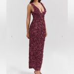 House Of CB Deep Purple Textured Gown Photo 3