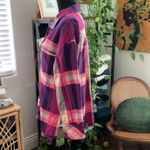 We The Free Free People  So Long Summer Plaid Button Up Flannel Top Photo 3