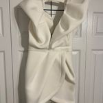 White Mini Dress Size M Photo 0