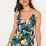 Old Navy Matte Side-Tie Swim Dress size M Photo 0