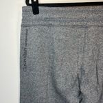 Calvin Klein  Performance Fleece Pants Gray Heather Stripe Slit Leg Women's Sz XL Photo 8