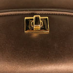 Bachamel bronze ‎ gold crossbody bag 9” x 7” women’s purse brown Photo 2