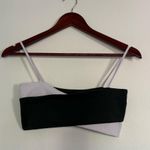 NWOT Orion Black Asymmetrical Crop Top Size M Photo 2