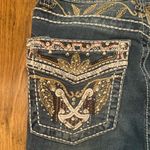 ✨ Rebel Jeans Bootcut Rhinestone Embellished Denim ✨ Blue Size 1J Photo 5
