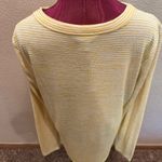 Banana Republic  Yellow Striped Long Sleeve Shirt Photo 7