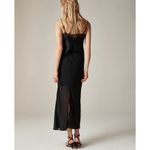 J.Crew NWT New Gwyneth Skirt Midi Chiffon Black Photo 6