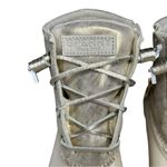 Sperry Top-Sider Women’s Saltwater Shimmer Leather Ivory Duck Booties Size 8 Photo 3