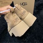 UGG  mustard seed wool platform heeled ankle boots booties shoes women’s 9 new Photo 3
