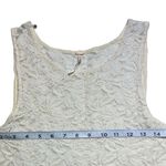 Free People Ivory Cream Lace Sleeveless Skater Skirt Dress w/ Slip Small Photo 2