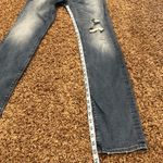 EXPRESS Skinny Mid Rise Distressed Jeans Photo 5