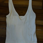 Aura V neck white tank top  Photo 0