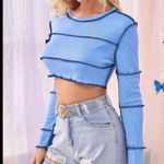 Boutique NEW Contrast Stitch Top Photo 3