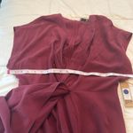 Goa silk Elegant arum raisin Sleeveless Dress size Small Red Photo 3