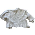 Source Unknown Sleeping On Snow Ivory Open Front Short Cardigan Sweater‎ Wide Sleeves One Size Photo 6