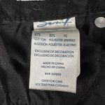 Seven7  Womens 12 Black Denim Jean High Rise Sunset Bermuda Shorts Flat Front Photo 8