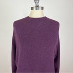 Lululemon Boxy Cotton Blend Sweater in Heathered Vintage Plum Photo 3