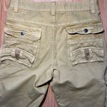 Vintage y2k japanese style cargo pants womens 29 multipocket baggy utility pants Tan Photo 9