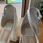 Dolce Vita Ivory Leather Block Heels White Size 10 Photo 2