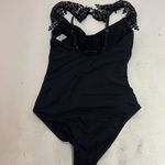SOCIAL•ANGEL BLACK LACE ONE PIECE SWIMSUIT WOMEN'S SIZE M NEW WITH TAGS D22 Black Size M Photo 5