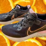 Nike Renew Running Shoes Women's Size 9 Sneakers Gray Peach Comfort Activewear Photo 0