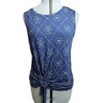 Lucky Brand ✨ Women's Printed Tie Front Sz Large Tank Top✨ Photo 2